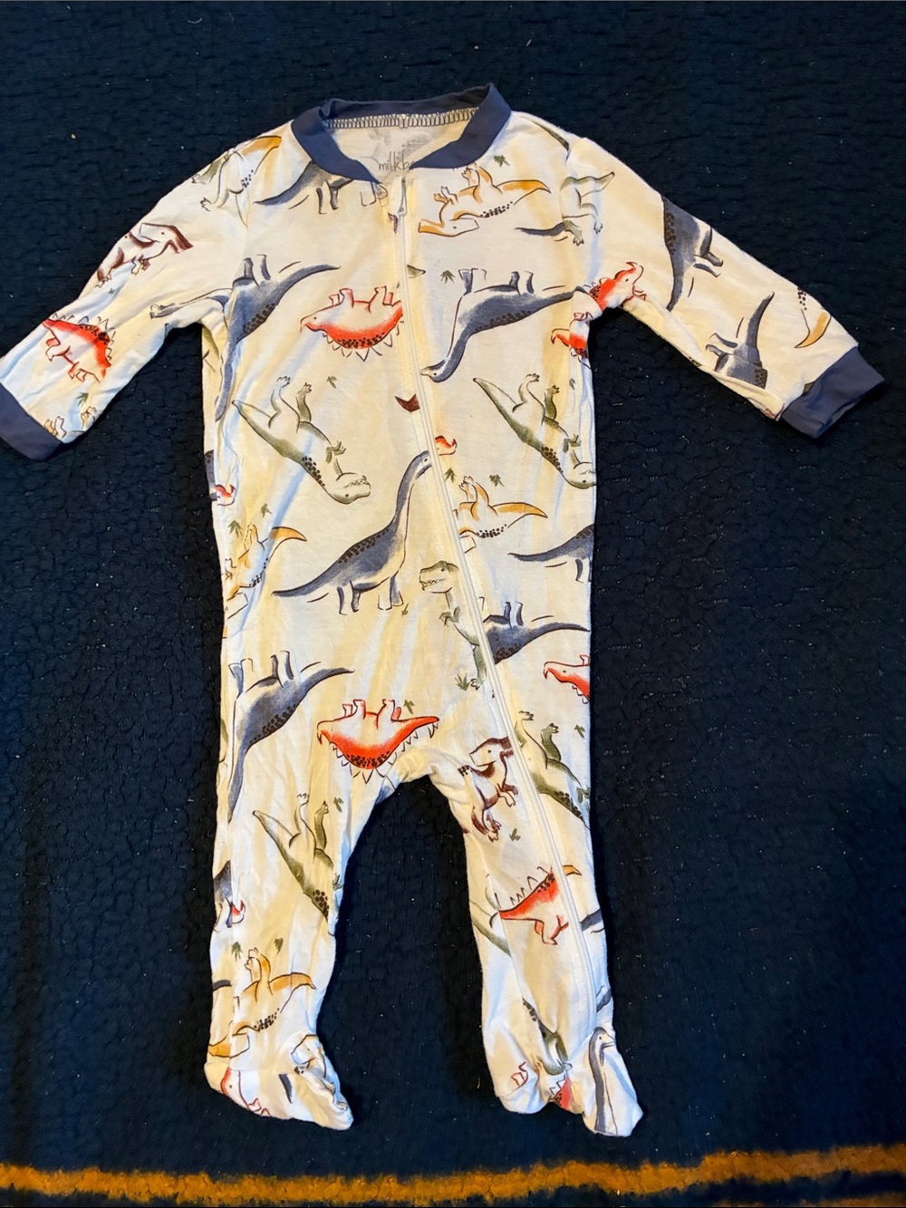 Milkberry baby dinosaur print pajama